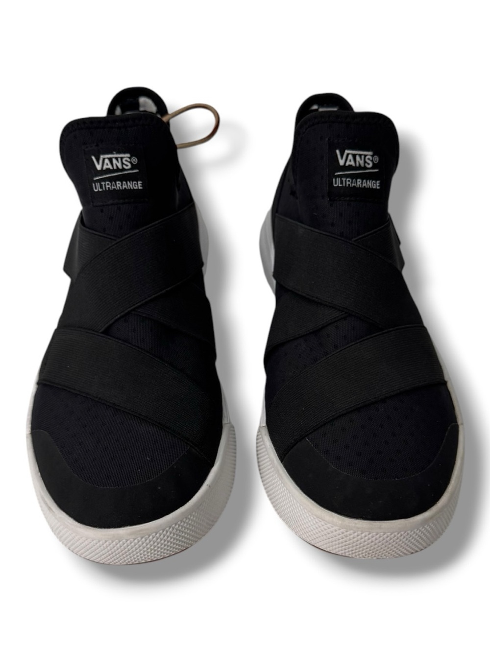 Vans UltraRange Gore Slip On Sneakers Men’s 10 Black Mesh Elastic Straps